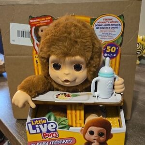 Little Live Pets My Baby Monkey Toy